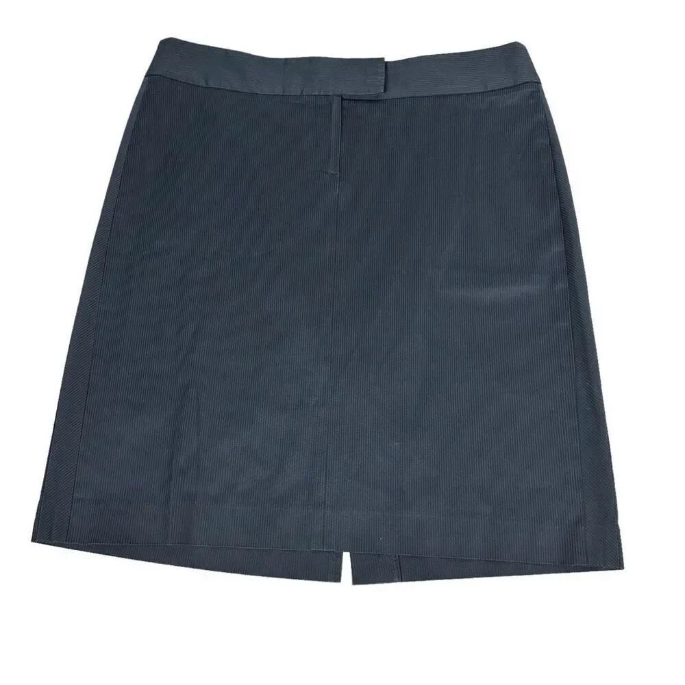Theory Women's Dark Blue Tuxedo Skirt size 12